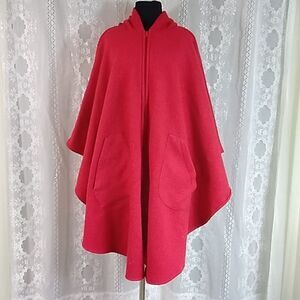 Vintage Honey Collection Women's Sweater Poncho One Size Made In USA